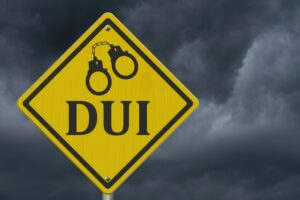 DUI sign warning about Florida DUI laws and consequences